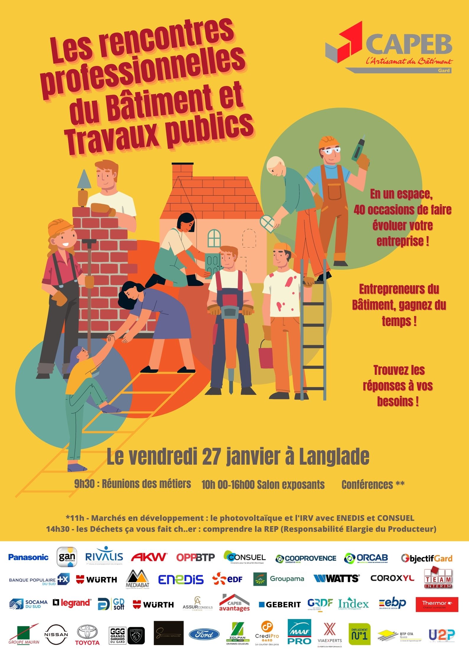 Les Rencontres Professionnelles Du B Timent Et Travaux Publics Capeb